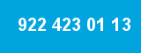 922 423 01 13